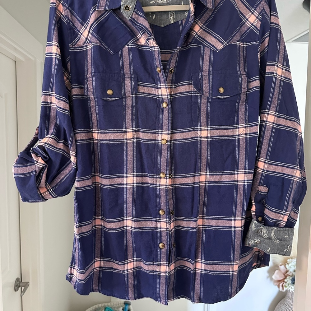 Jachs Girlfriend Western Snap Down Shirt
